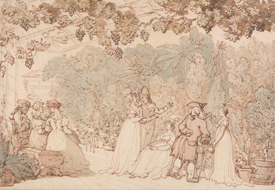 The Vinery by Thomas Rowlandson